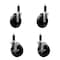 Service Caster 5'' Hard Rubber Wheel Swivel 1-1/8'' Expand Stem Caster Set 2 Brakes, 4PK SCC-EX20S514-HRS-2-TLB-2-118 - alternate 1